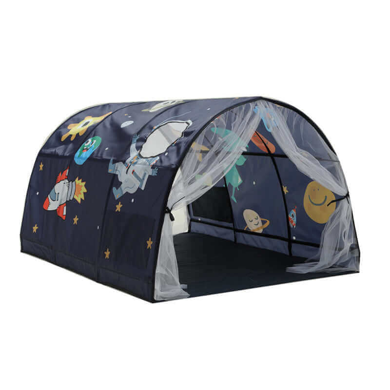 Indoor Blue Space Bed Baby Toy Small Tent