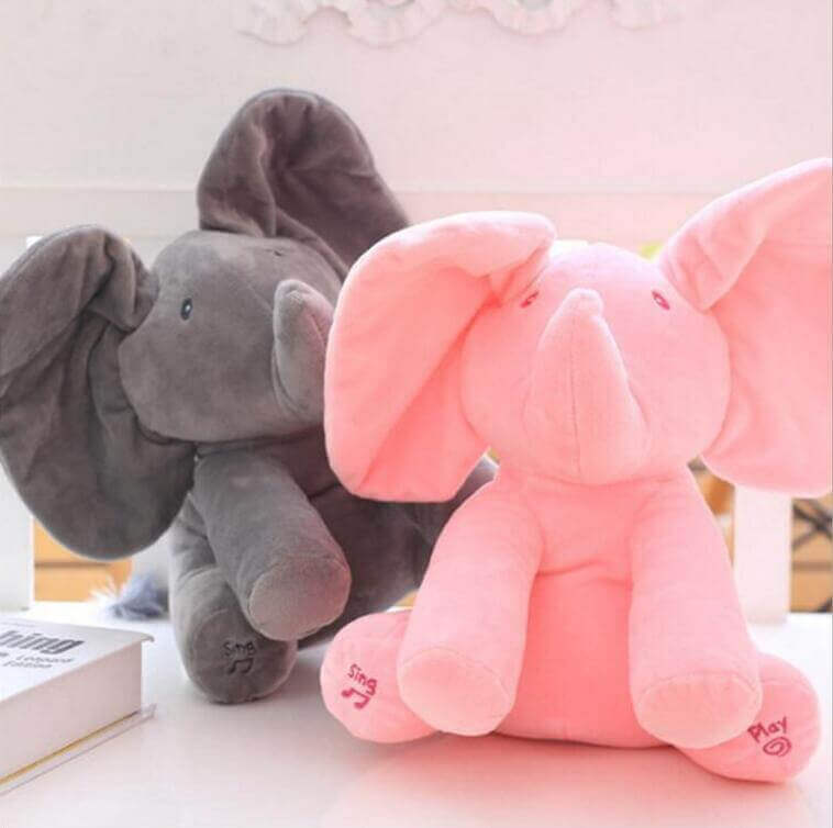 Peek-A-Boo Interactive Elephant Plush Toy