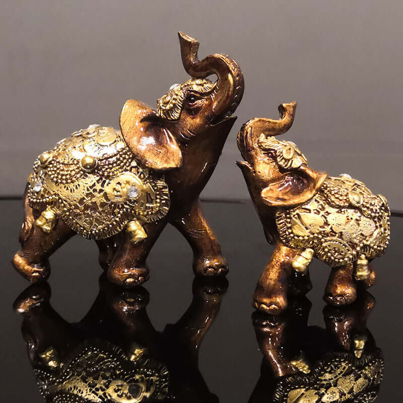 Elephant resin handicraft