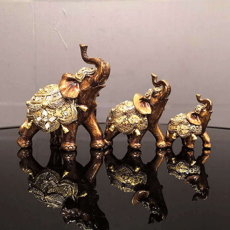 Elephant resin handicraft