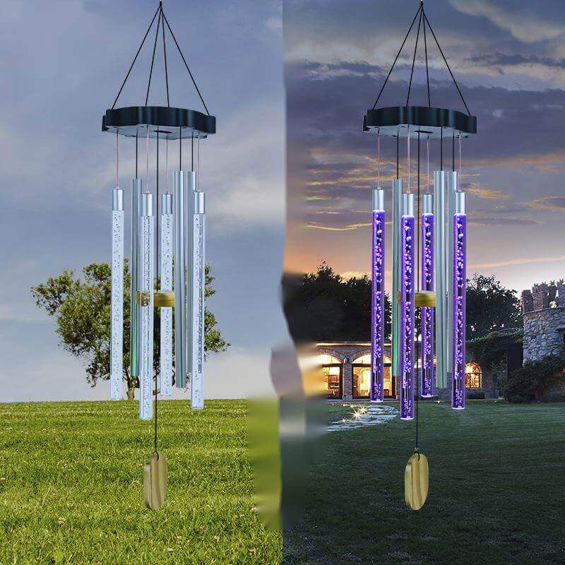 Solar tube Wind Chime