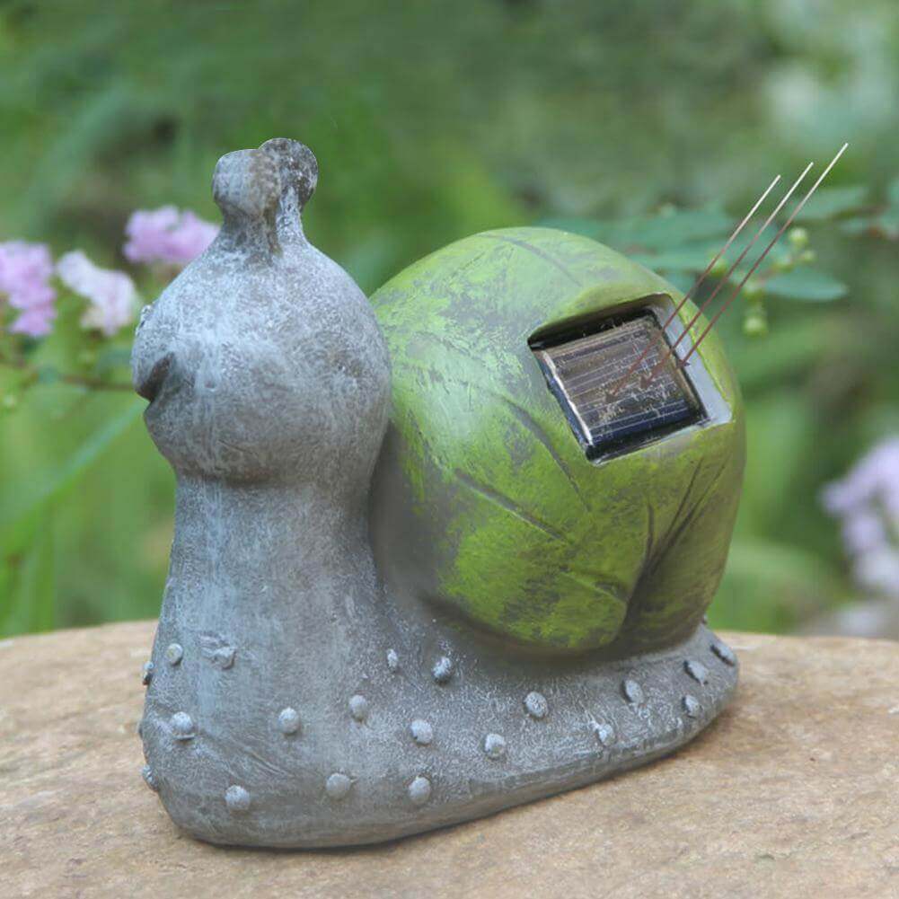 Snail solar resin light