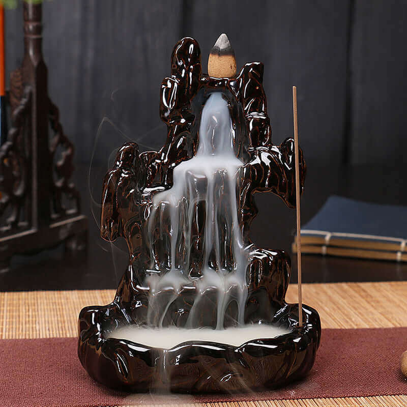 Calming Stream Ceramic Incense Burner