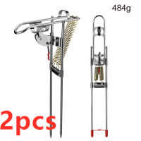 Fishing Rod Holder Spring Automatic Full Stainless Steel