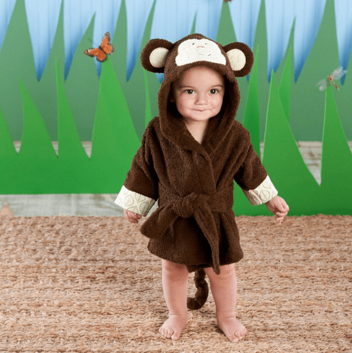 Cute Animal Hooded Baby Bathrobes