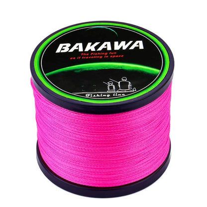 BAKAWA SuperPower 1000 4 Strand 18LB 80LB PE Braided Fishing Line