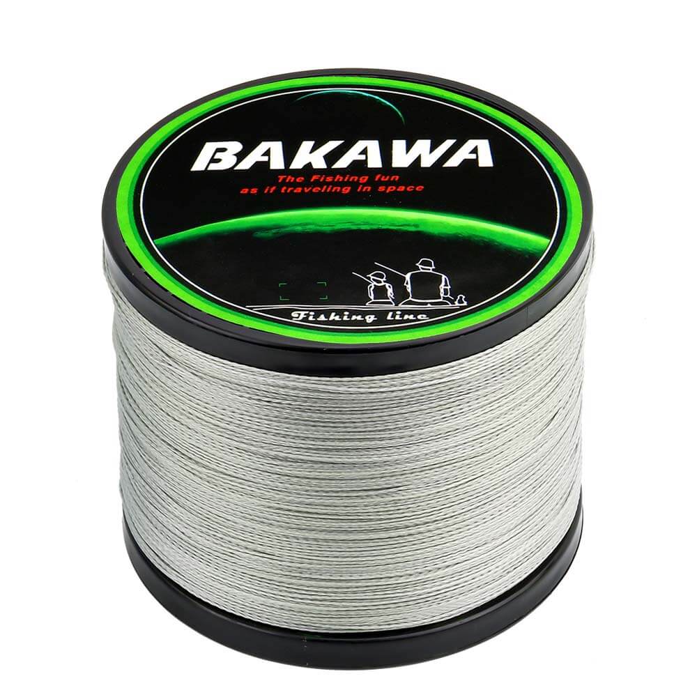 BAKAWA SuperPower 1000 4 Strand 18LB 80LB PE Braided Fishing Line