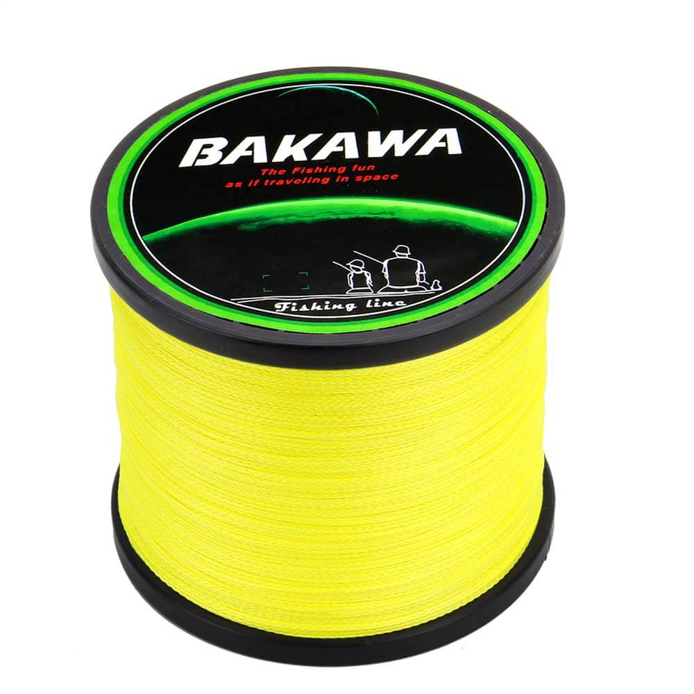 BAKAWA SuperPower 1000 4 Strand 18LB 80LB PE Braided Fishing Line