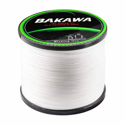 BAKAWA SuperPower 1000 4 Strand 18LB 80LB PE Braided Fishing Line