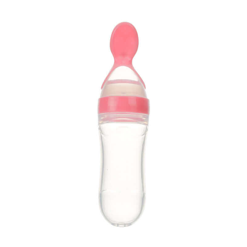 Toddler Silicone Squeeze Feeding Spoon