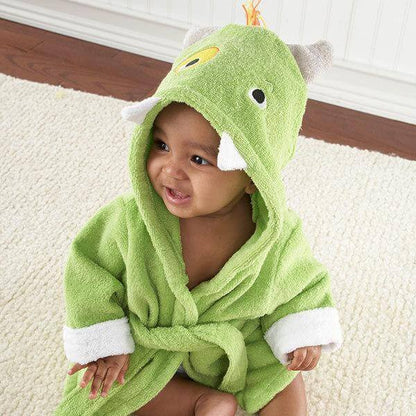 Cute Animal Hooded Baby Bathrobes