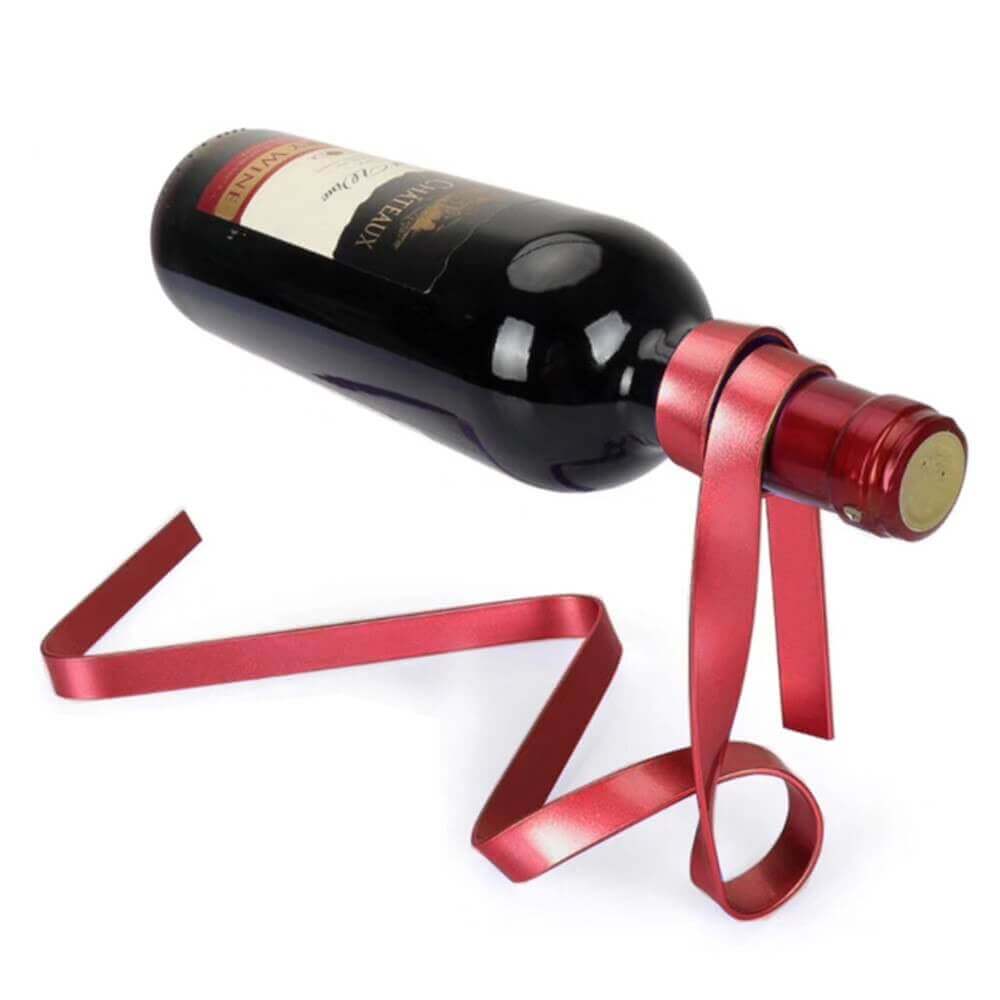 Magic Floating Ribbon Wine Bottle Holder