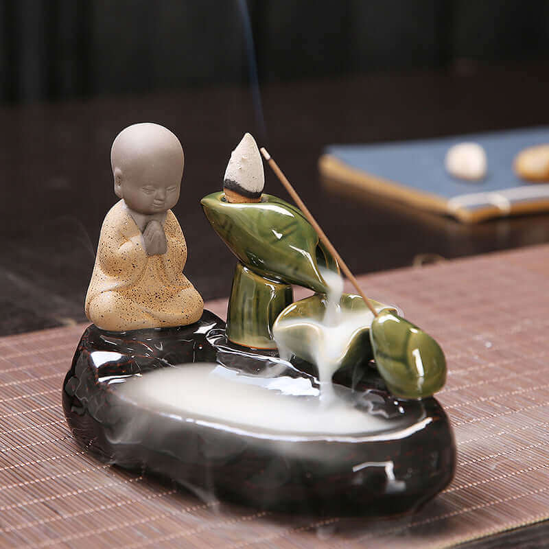 Calming Stream Ceramic Incense Burner