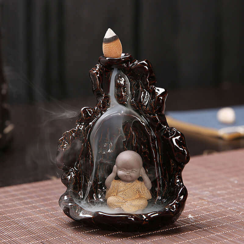 Calming Stream Ceramic Incense Burner