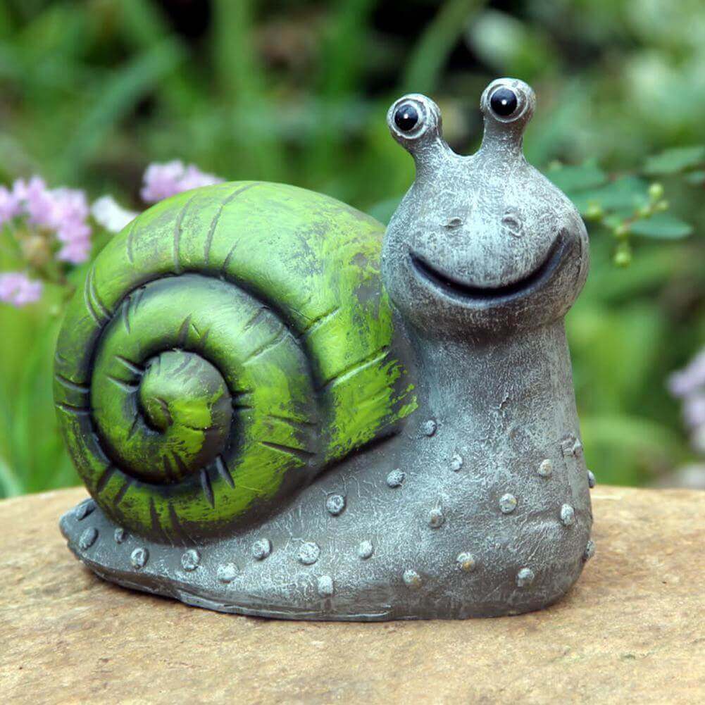 Snail solar resin light