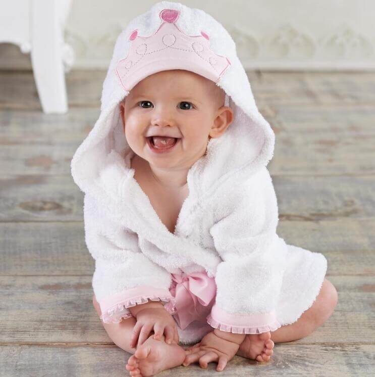 Cute Animal Hooded Baby Bathrobes