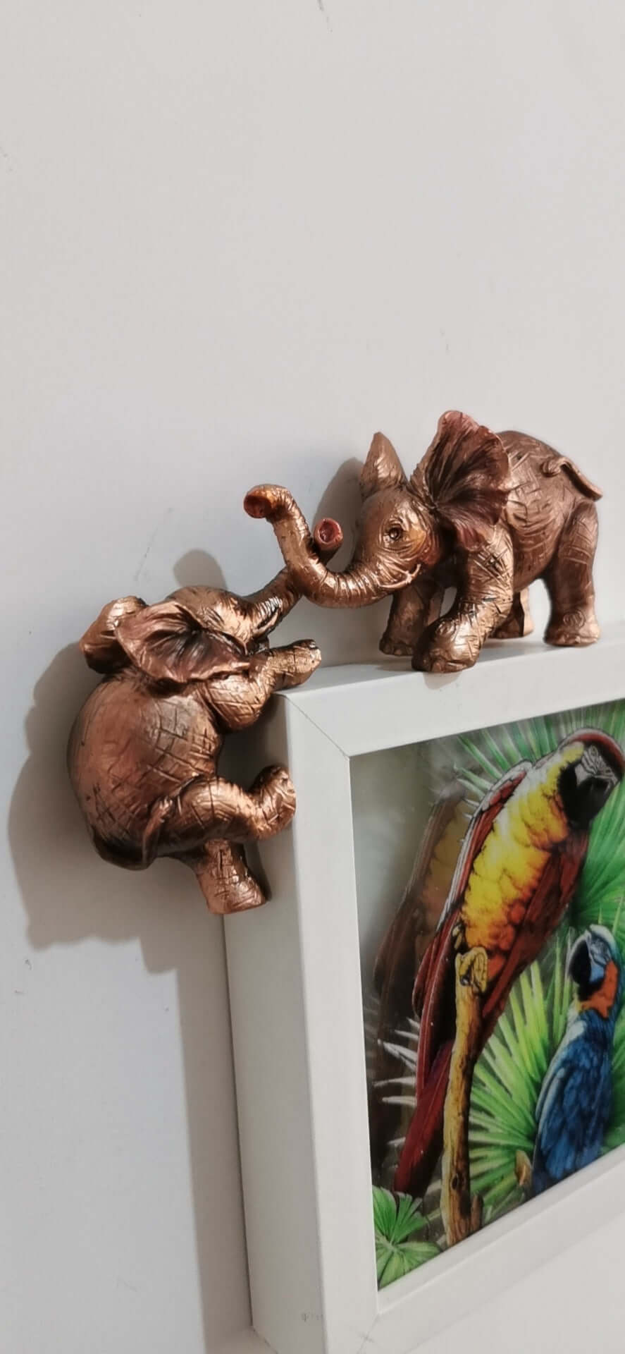 Elephant Hanging Small Elephant Resin Crafts Home Furnishings 2 Piece Set