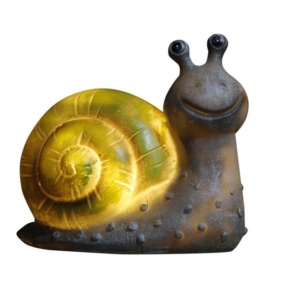 Snail solar resin light