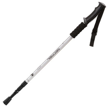 Three-section aluminum alloy straight trekking pole