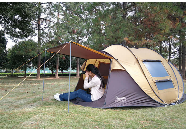 Outdoor Automatic Tent 3-4 People Quick Assembly Multi-person Camping Park Tent Rainproof