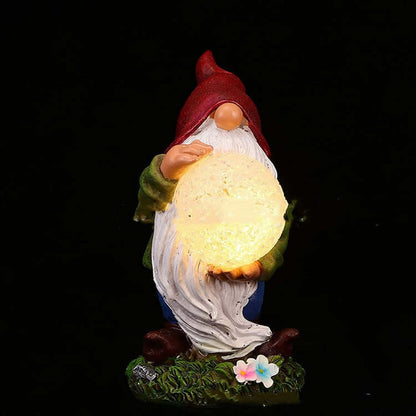 Solar Lamp Resin Gnomes