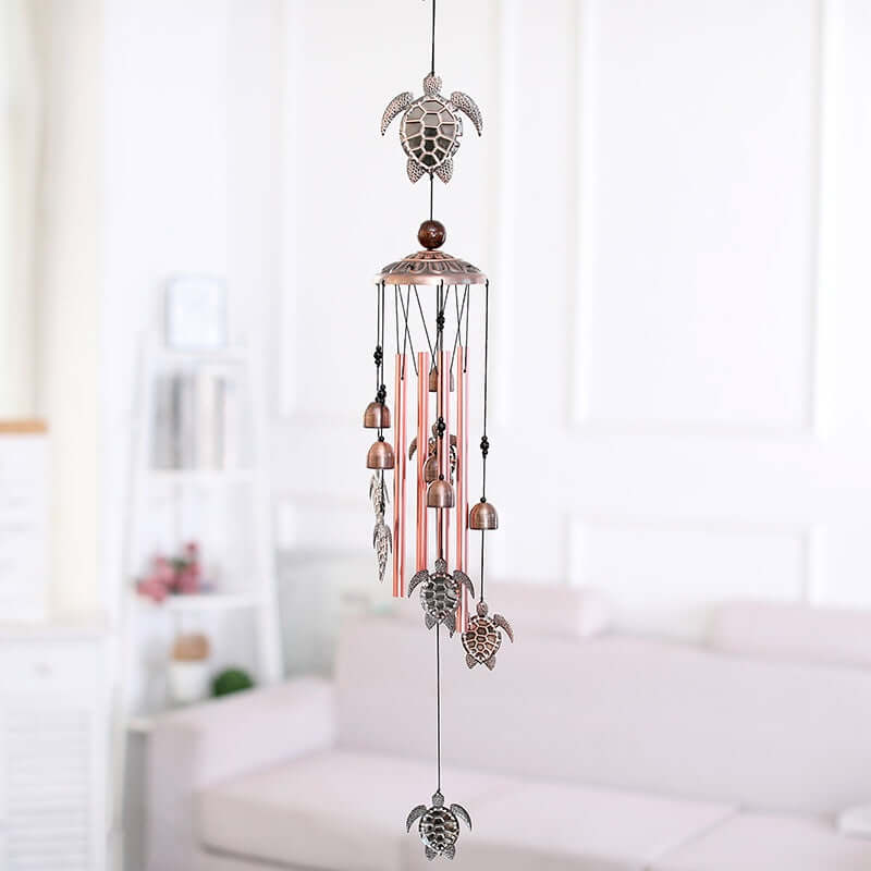 Retro Metal Turtle Iron Wind Chimes