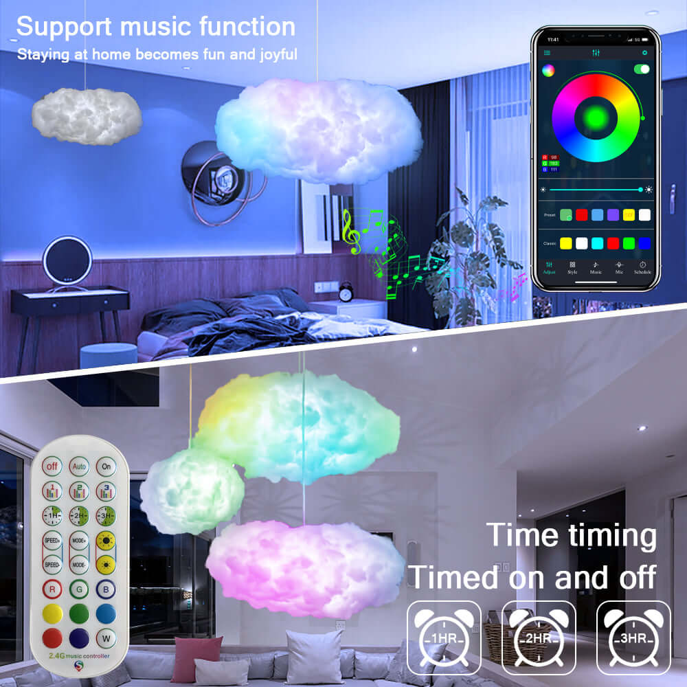 Floating Cloud Light You Can Synchronise To Music