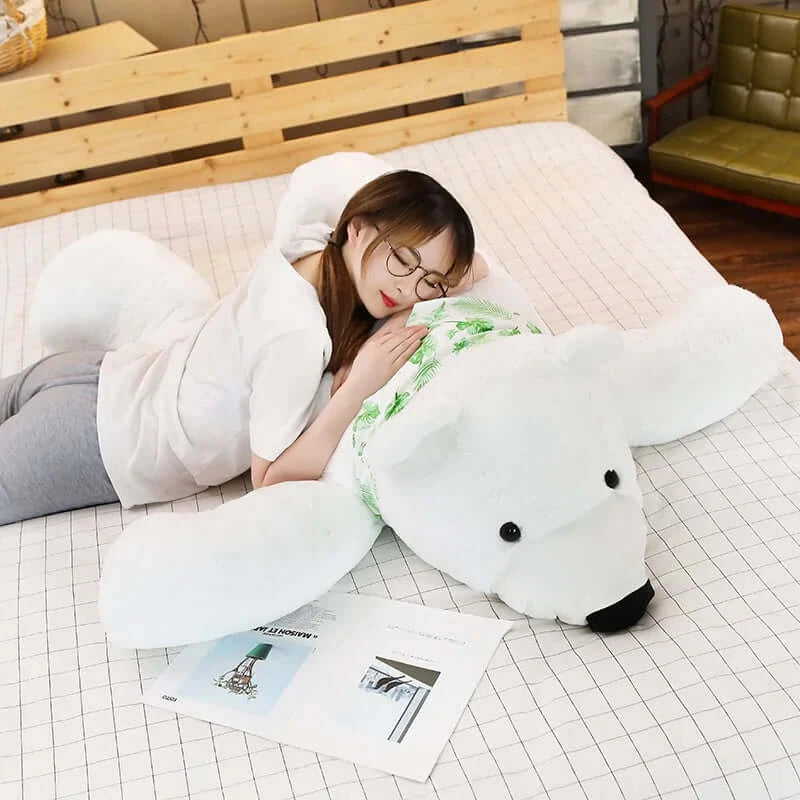 Giant Stuffed Polar Bear Plush